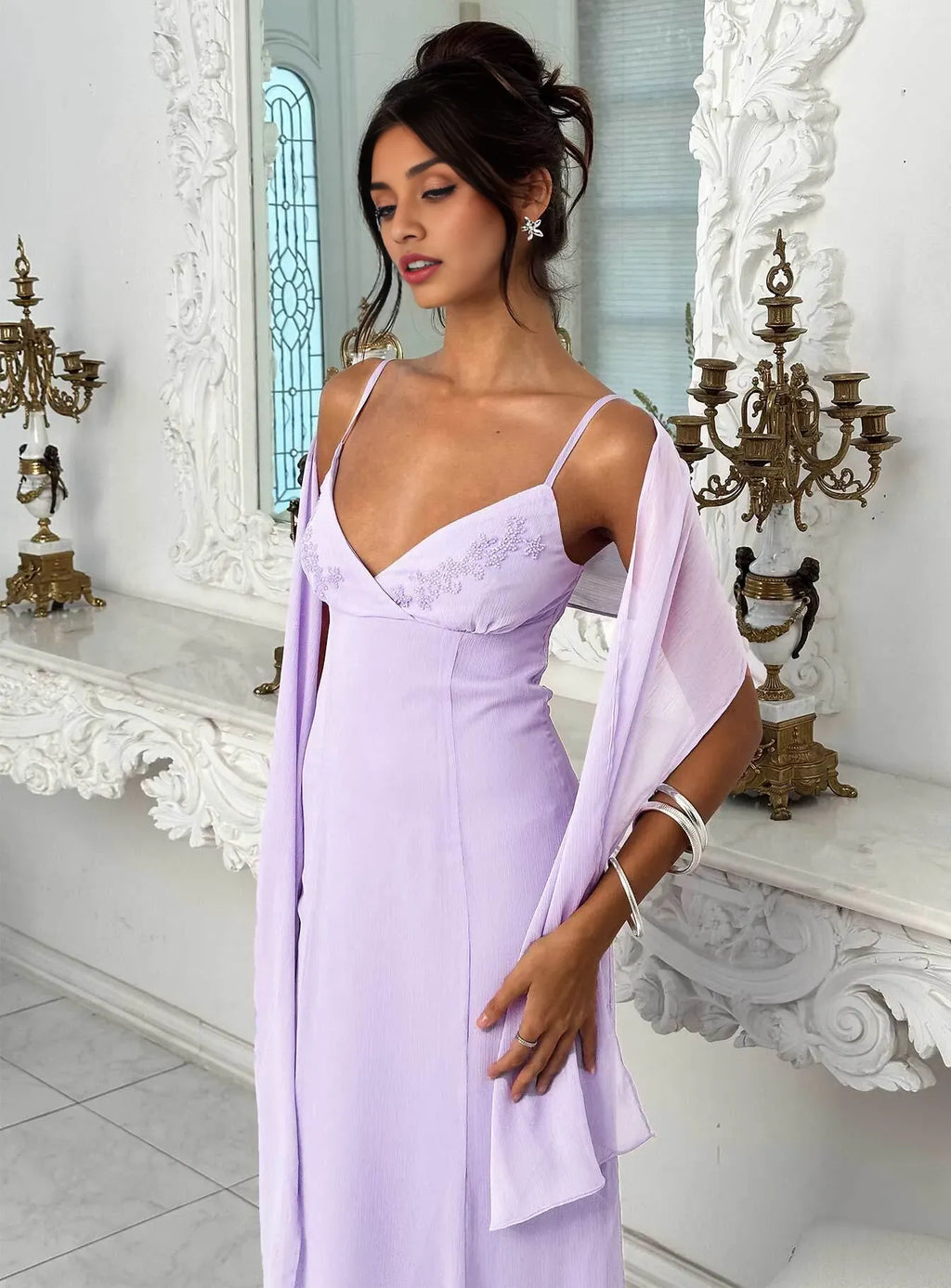 Special Occasion Sophisticated Elegant Light Blue Satin Ball Gown Halter Backless Formal Dress