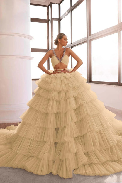 Luxurious White A-Line One-Shoulder Sleeveless Classic-Back Floor-Length Wedding Dress
