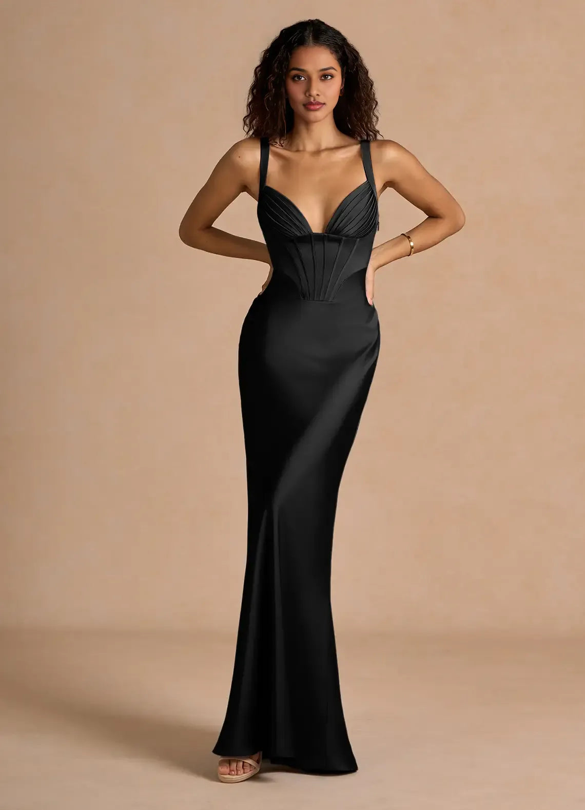 Special Occasion Sophisticated Graceful Elegant Black Lace Sheath Sweetheart Sleeveless Floor-Length Evening Dress