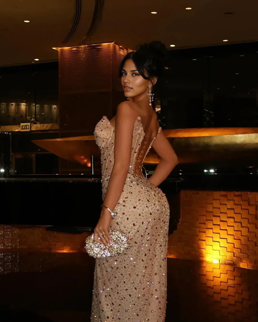 Beautiful Timeless Special Occasion Elegant Black Lace Sheath Sleeveless Floor-Length Evening Dress