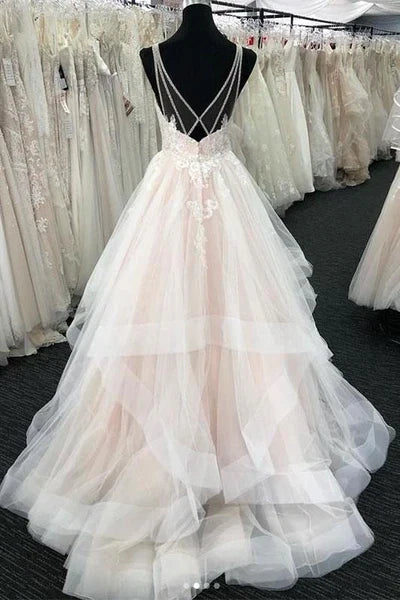 Luxurious Princess Wedding Dress With Ruffles