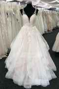 Luxurious Princess Wedding Dress With Ruffles