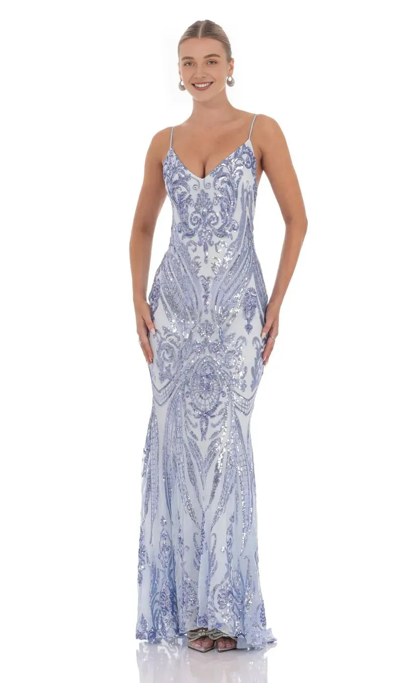 Timeless Special Occasion Sophisticated Graceful Elegant Lace Mermaid Sleeveless Floor-Length Prom Dress