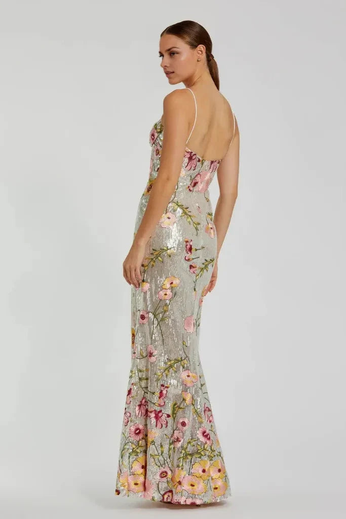 Beautiful Timeless Chic Elegant Red Sequin Sheath Sweetheart Sleeveless Floor-Length Prom Dress