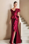 Mermaid Off-the-Shoulder Mother of the Bride Dresses with High Split
