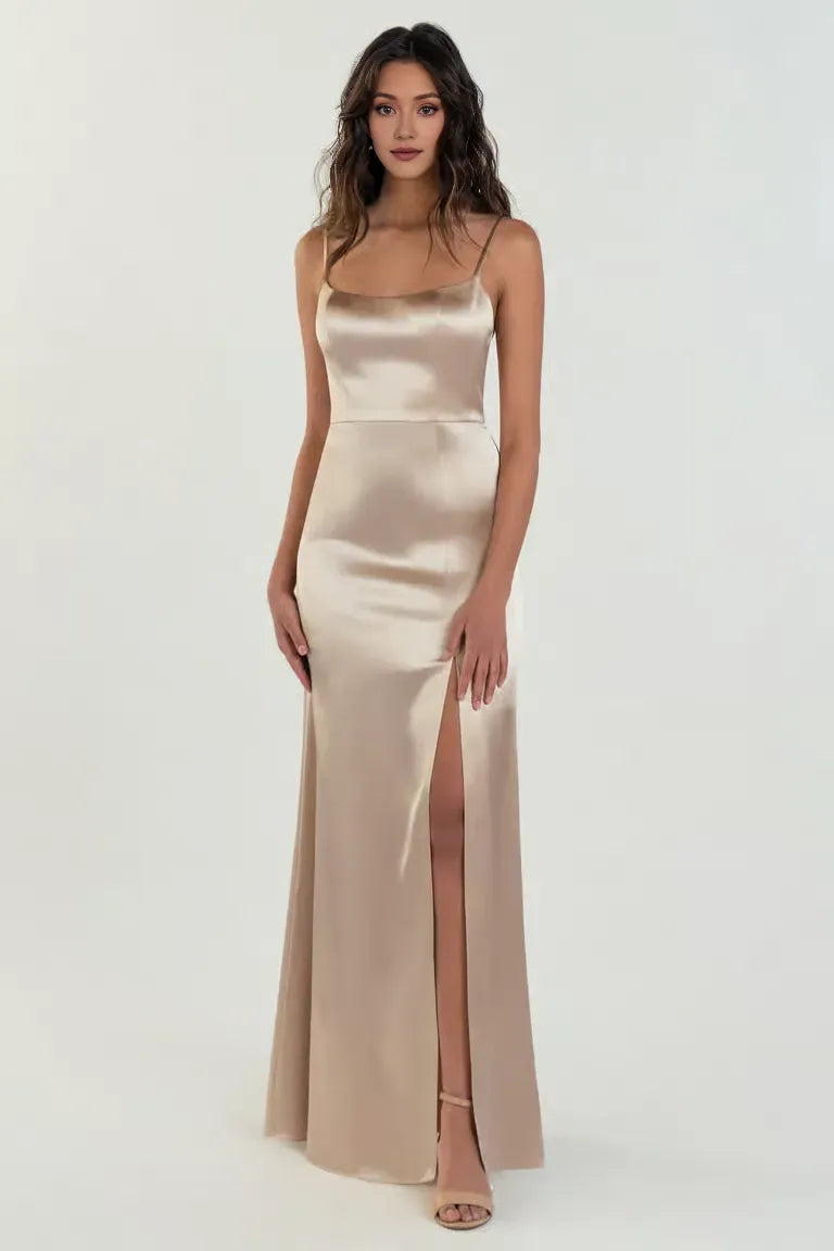 Timeless Special Occasion Sophisticated Graceful Stylish Elegant Mermaid Strapless Sleeveless Bridesmaid Dress