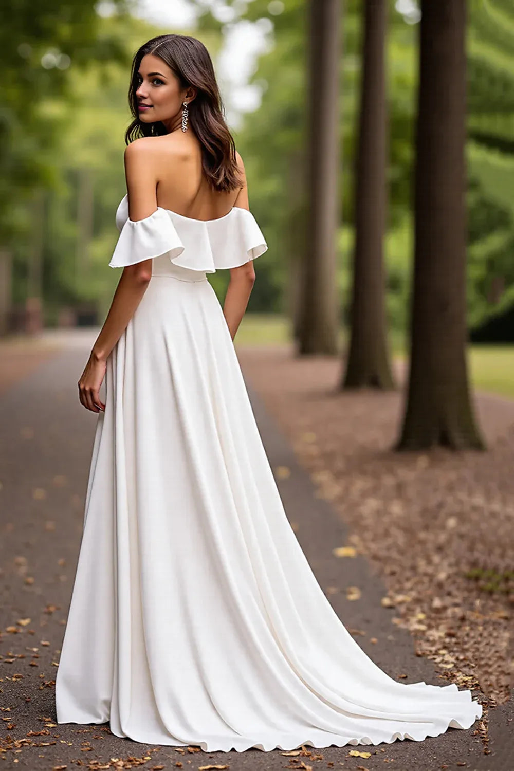 Sophisticated Graceful Stylish Refined Elegant White Satin A-Line Sleeveless Mini Wedding Dress