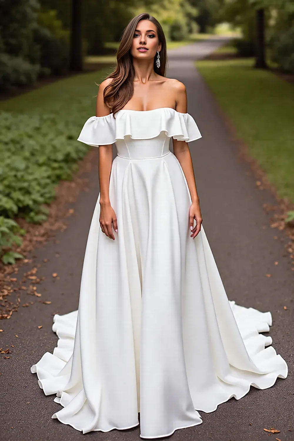 Sophisticated Graceful Stylish Refined Elegant White Satin A-Line Sleeveless Mini Wedding Dress