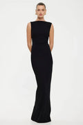 Special Occasion Sophisticated Graceful Stylish Refined Elegant Gold Sheath Sleeveless Floor-Length Prom Dress