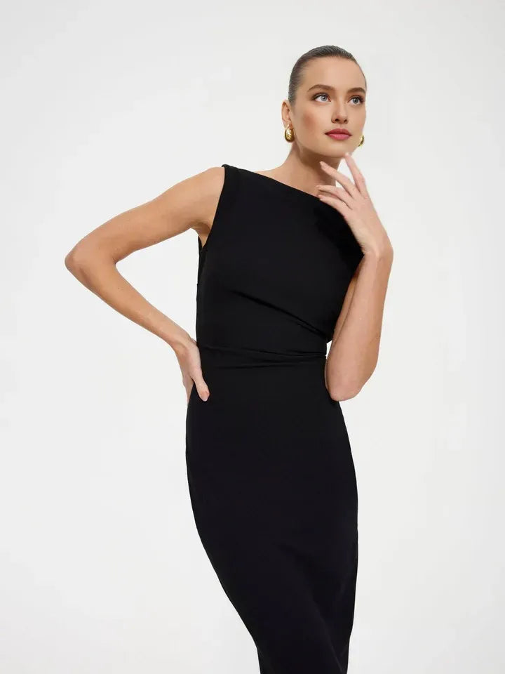 Special Occasion Sophisticated Graceful Stylish Refined Elegant Gold Sheath Sleeveless Floor-Length Prom Dress