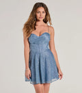 Stylish Refined Beautiful Timeless Elegant Red Glitter A-Line Sleeveless Mini Homecoming Dress