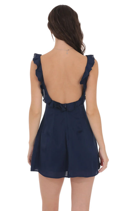 Timeless Special Occasion Sophisticated Graceful Elegant A-Line V-Neck Sleeveless Mini Homecoming Dress