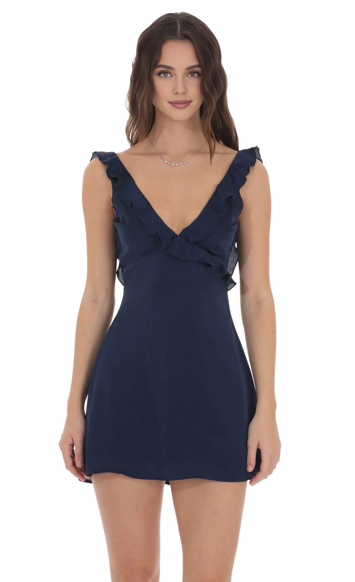Timeless Special Occasion Sophisticated Graceful Elegant A-Line V-Neck Sleeveless Mini Homecoming Dress