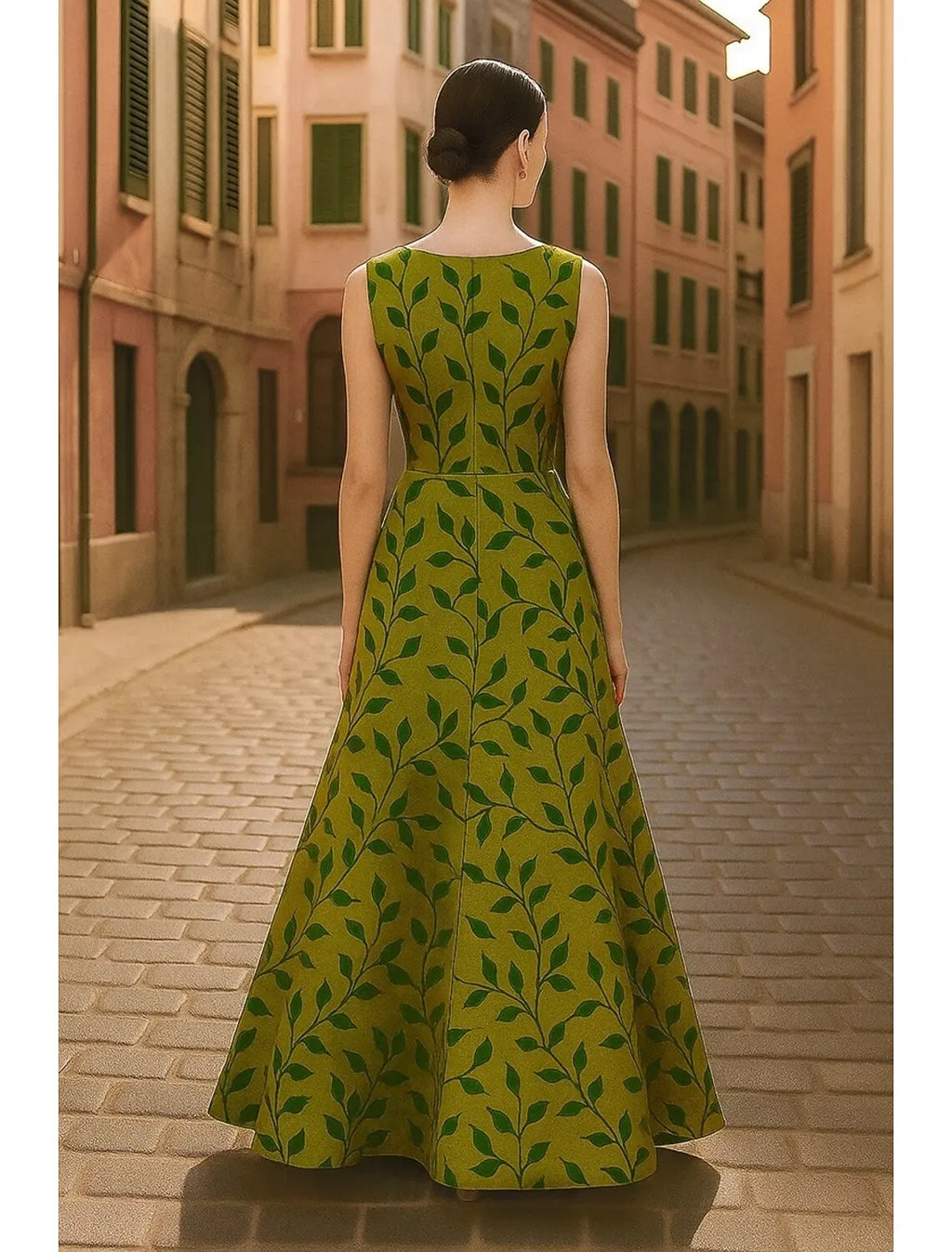 Elegant Olive Green Satin A-Line Sleeveless Floor-Length Mother of the Bride Dress
