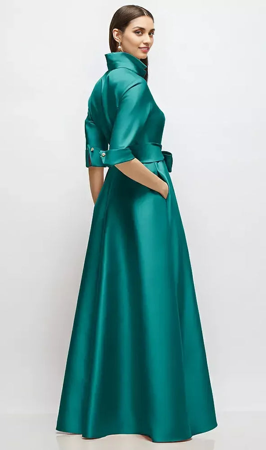 Beautiful Timeless Special Occasion Elegant A-Line Floor-Length Mother of the Bride Dress