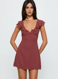 Timeless Special Occasion Sophisticated Graceful Stylish Elegant Red A-Line Mini Homecoming Dress