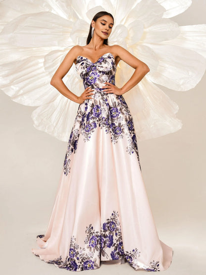 Sophisticated Graceful Stylish Elegant Blush Pink Lace A-Line Sweetheart Sleeveless Prom Dress