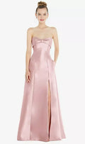 Special Occasion Sophisticated Graceful Stylish Refined Elegant Satin Sleeveless Floor-Length Prom Dress