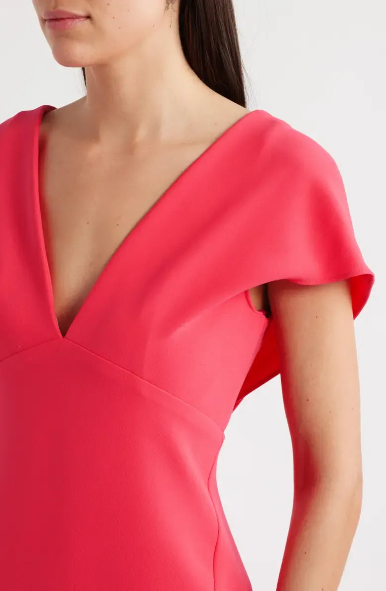 Graceful Stylish Refined Beautiful Timeless Chic Elegant Red Backless Floor-Length Prom Dress