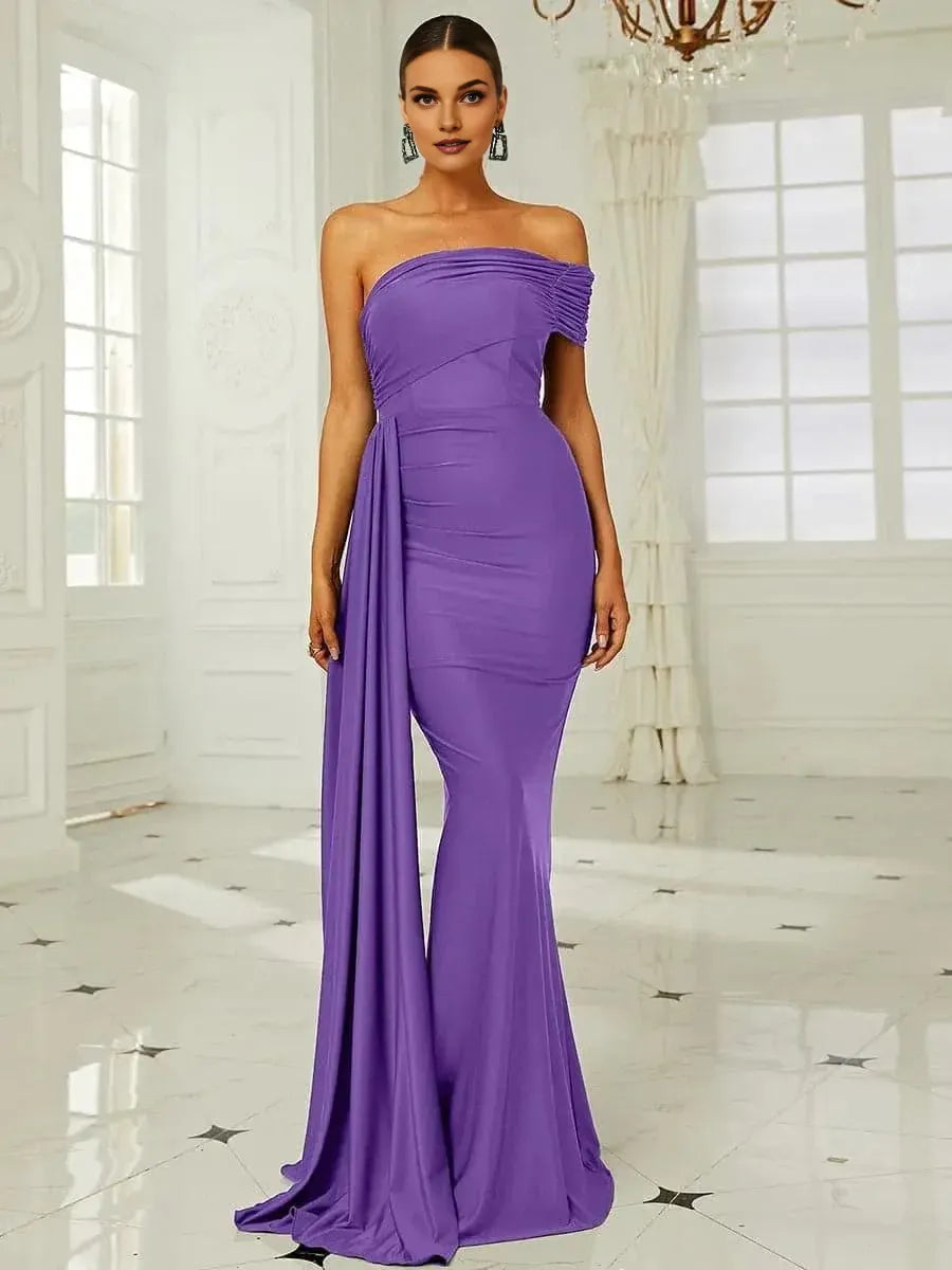Stylish Refined Beautiful Timeless Elegant Emerald Green Mermaid Sleeveless Floor-Length Prom Dress