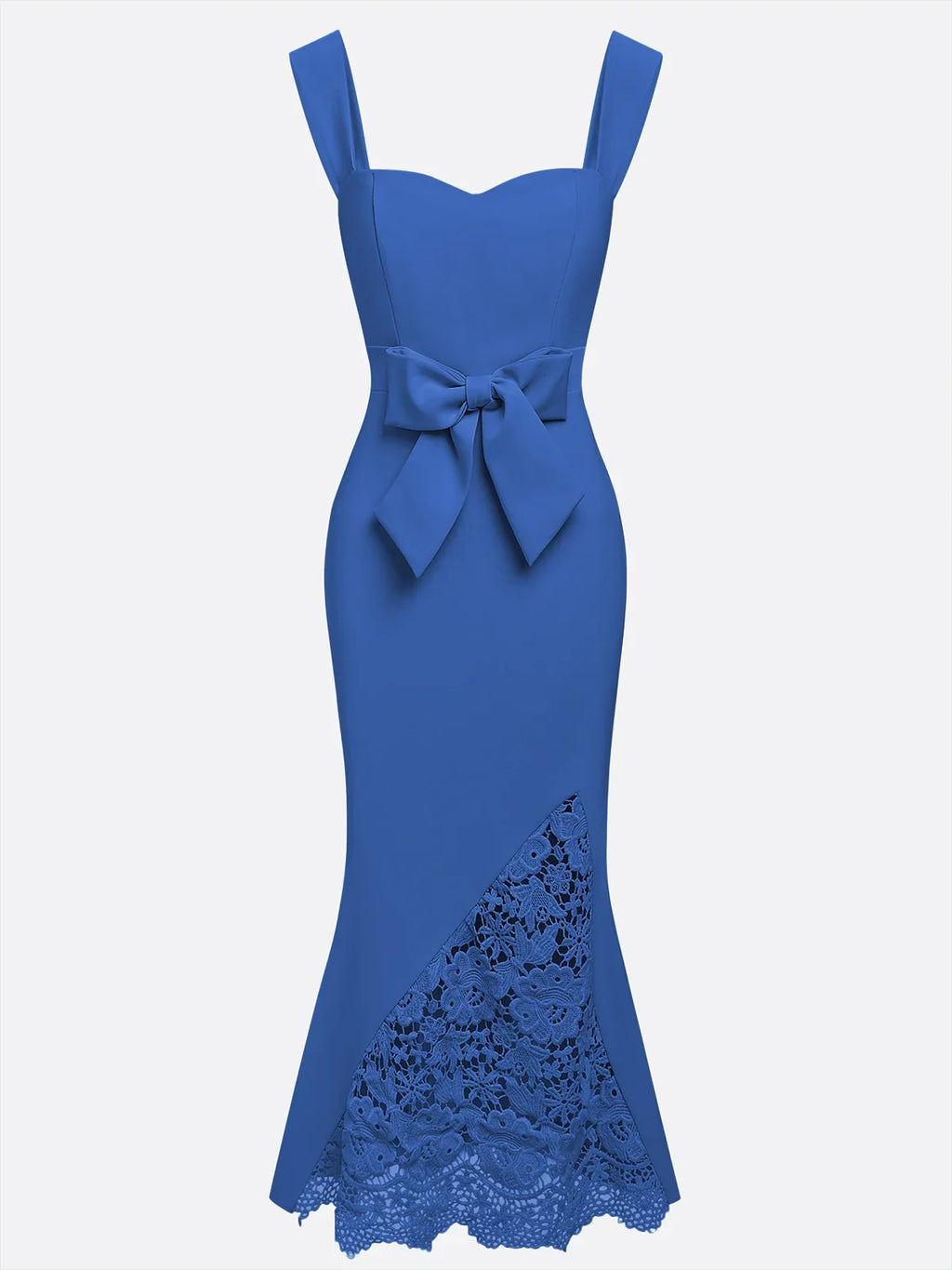 Sophisticated Graceful Stylish Elegant Blush Pink Lace Mermaid Sweetheart Sleeveless Evening Dress