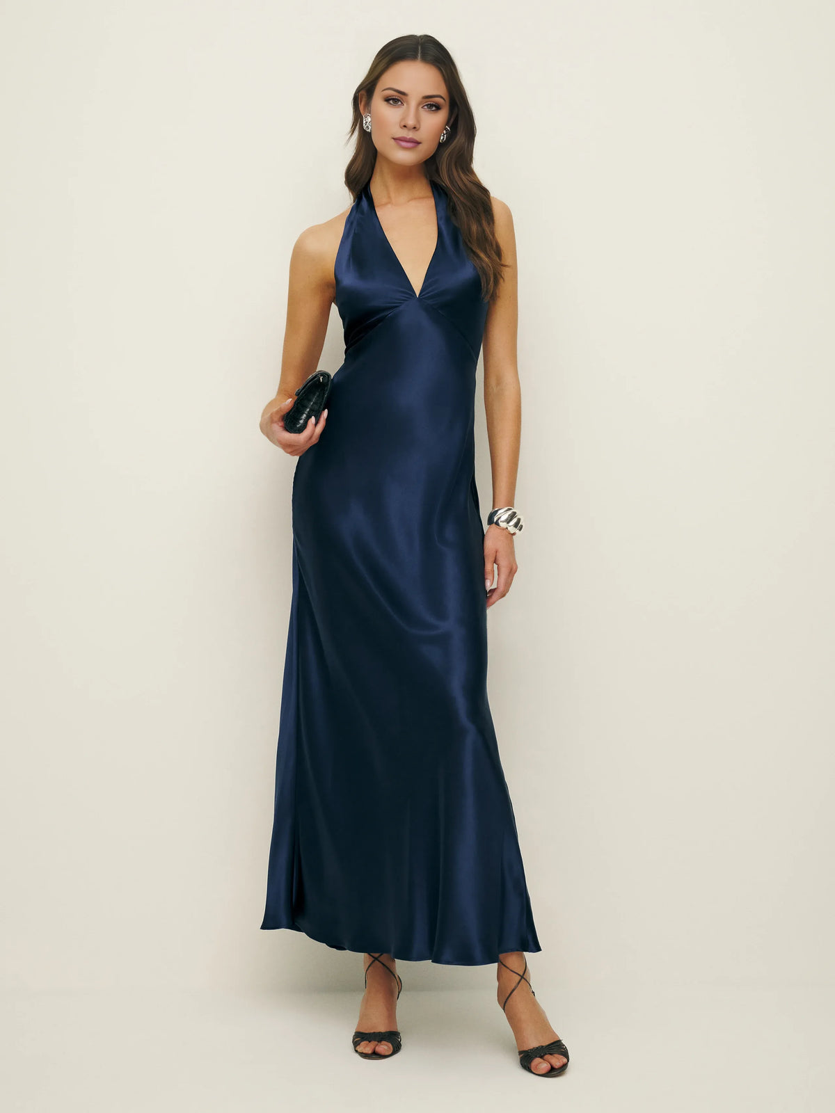 Beautiful Timeless Special Occasion Sophisticated Graceful Stylish Elegant Halter Sleeveless Prom Dress