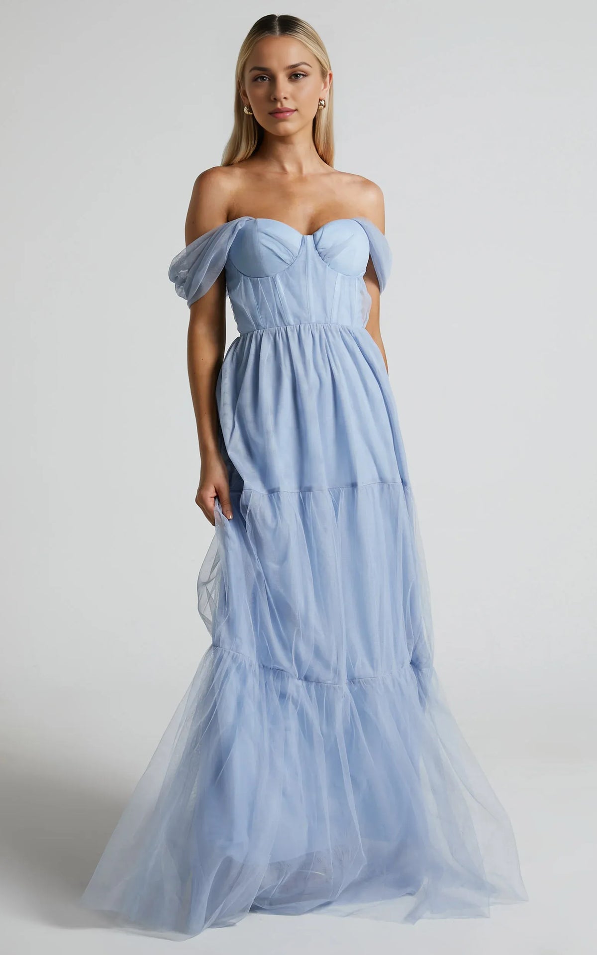 Refined Beautiful Timeless Chic Elegant Pink Tulle A-Line Sleeveless Floor-Length Evening Dress