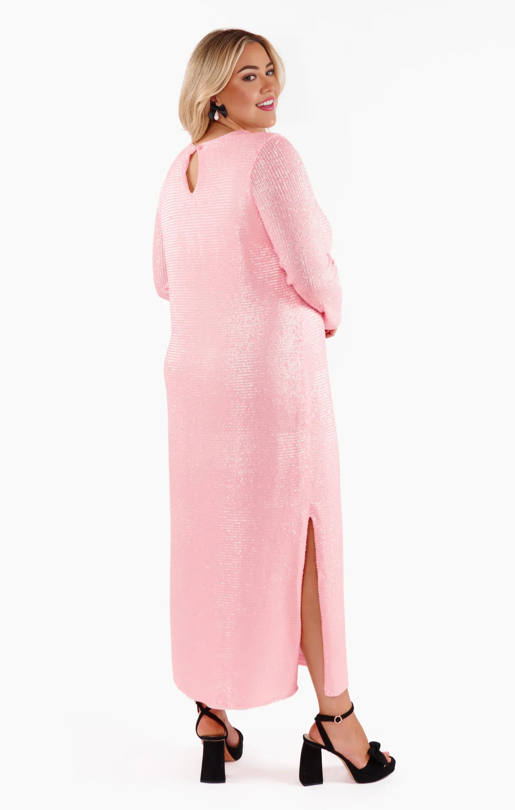 Refined Beautiful Timeless Special Occasion Elegant Sequins Long Sleeve Long Prom Dress