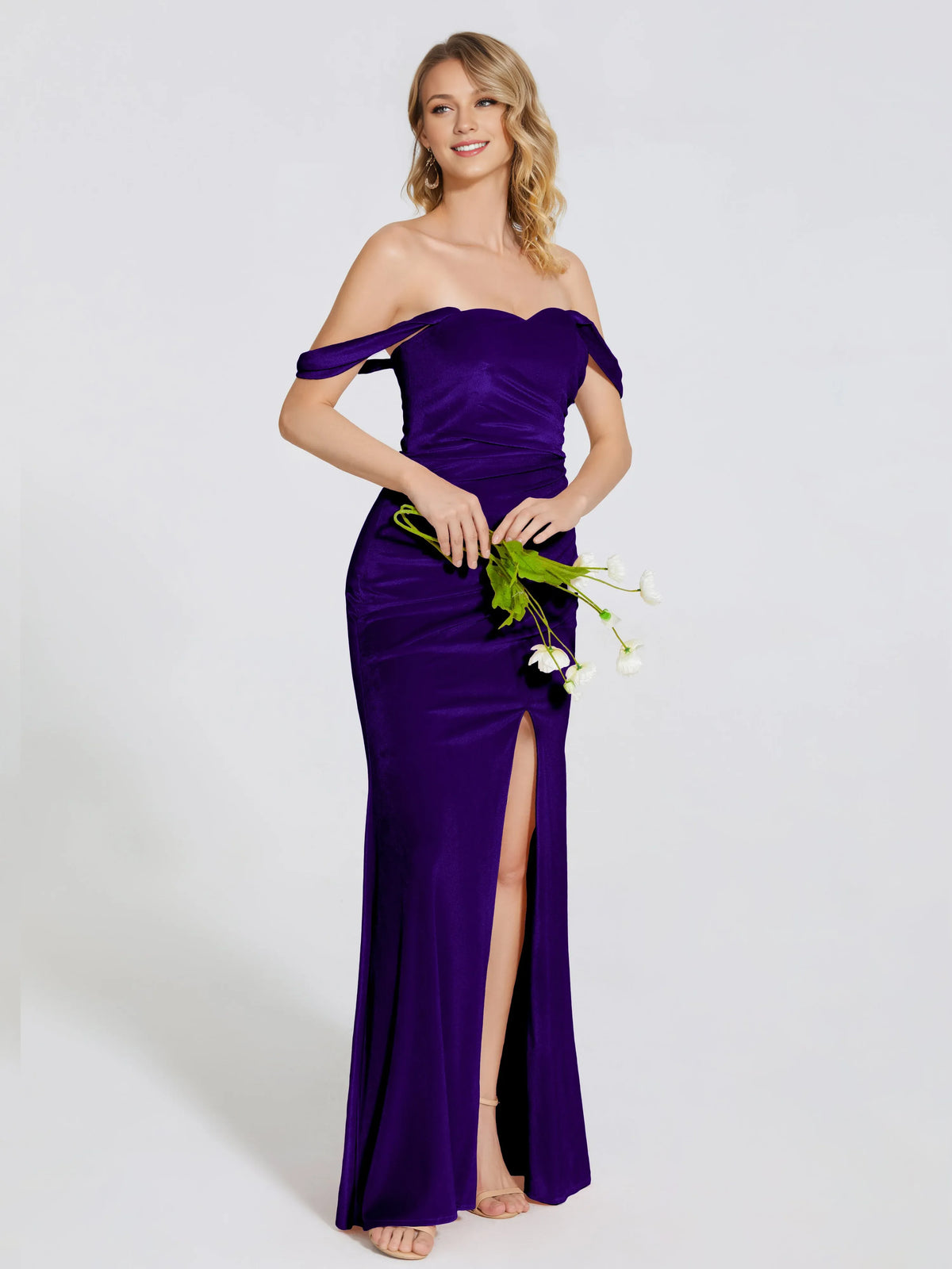 Timeless Special Occasion Sophisticated Elegant Black Satin Trumpet Sleeveless Floor-Length Prom Dress