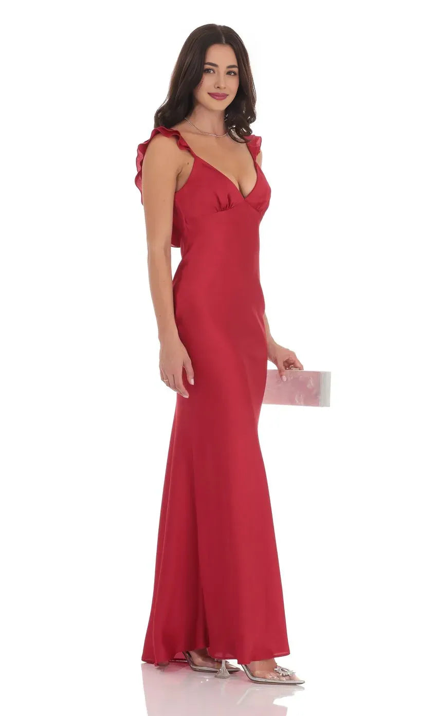 Sophisticated Graceful Stylish Refined Beautiful Timeless Elegant Sheath Sleeveless Floor-Length Prom Dress