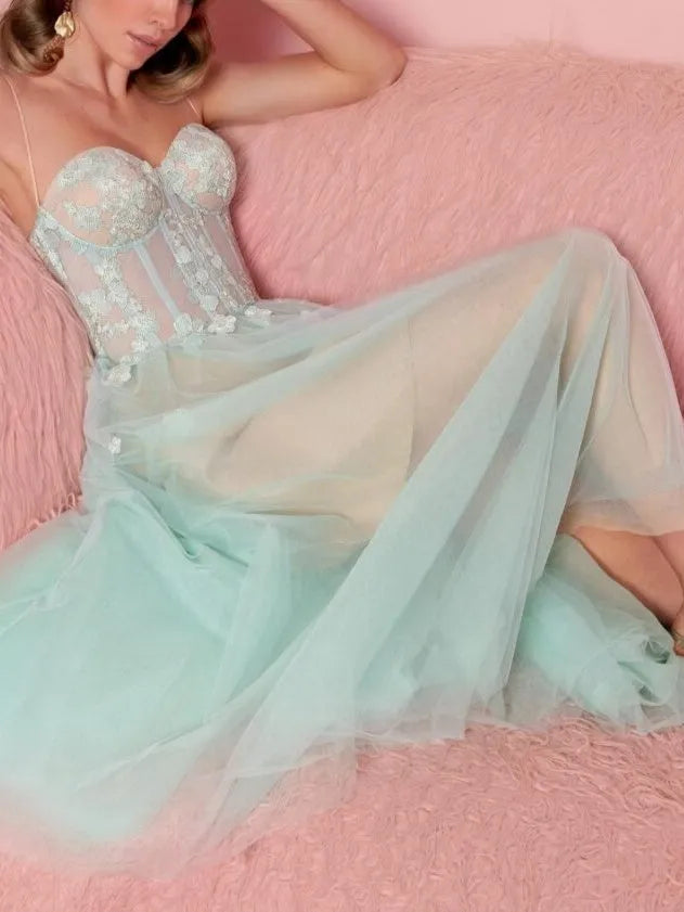 Princess Strapless Sleeveless Tea-Length Homecoming Dresses