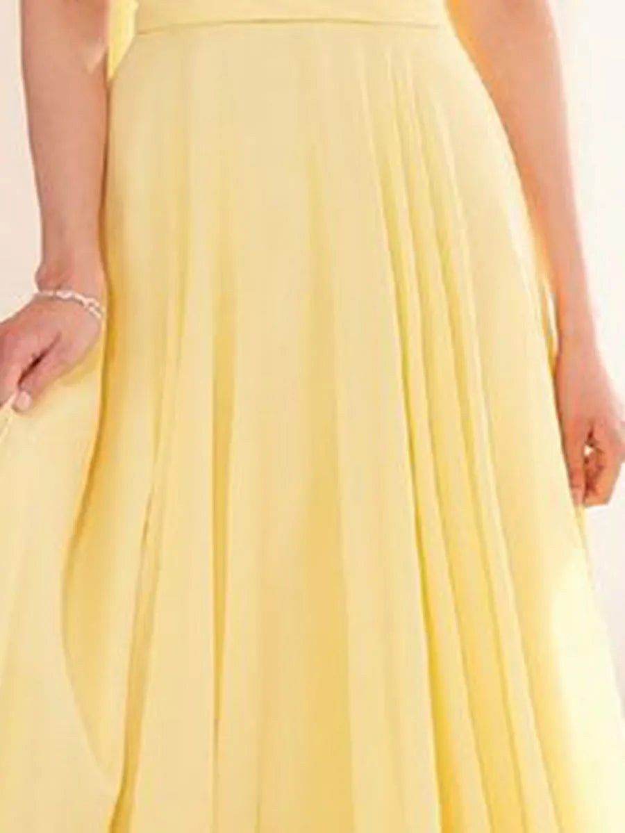 Princess Strapless Sweetheart Backless Floor-Length Prom Dresses with Ribbon Lace-up