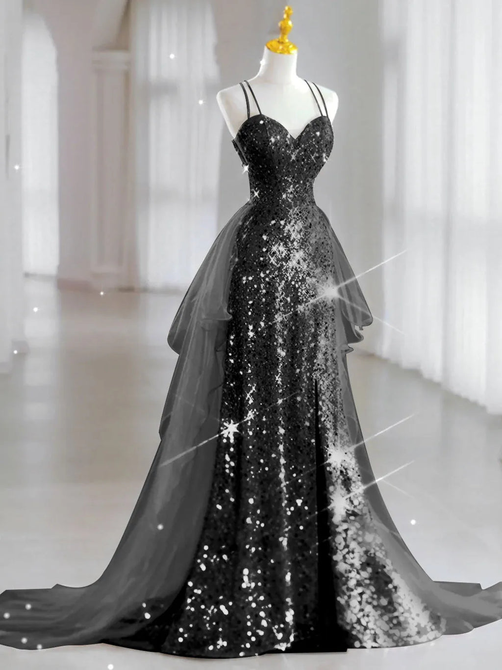 Princess Sweetheart Sleeveless Floor-Length Evening Dresses
