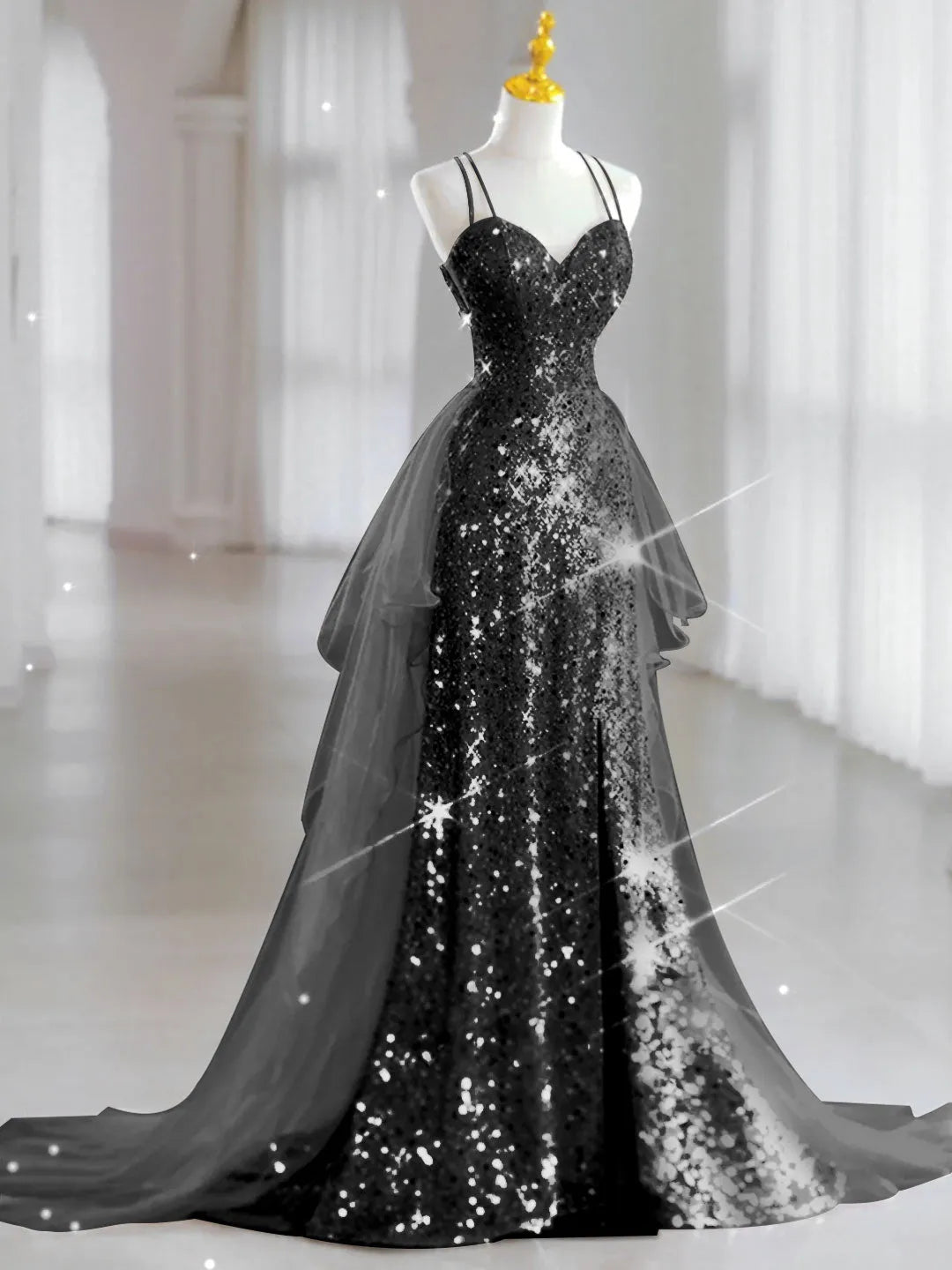 Princess Sweetheart Sleeveless Floor-Length Evening Dresses