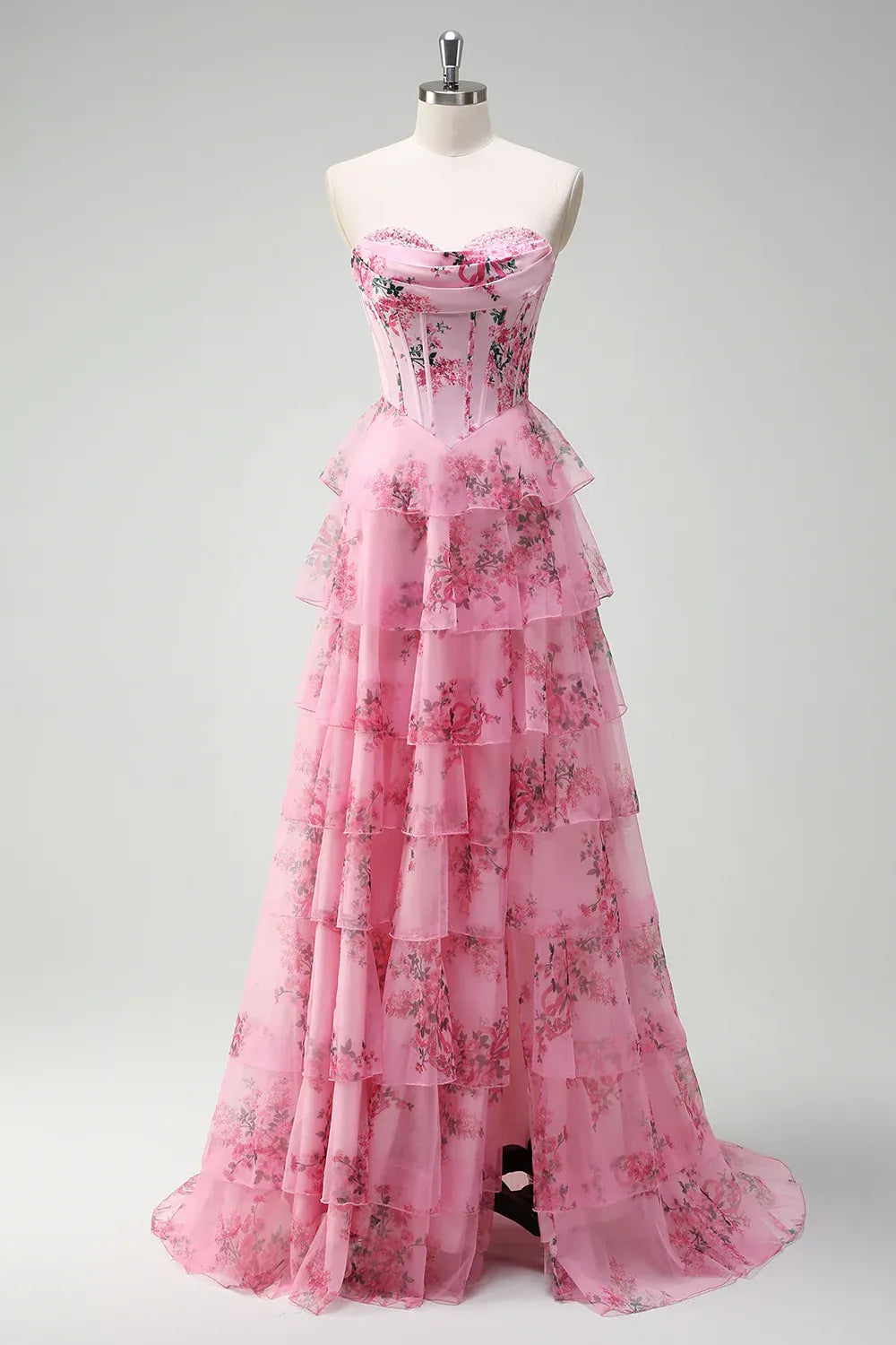 Graceful Stylish Refined Beautiful Elegant Red Tulle A-Line Sweetheart Sleeveless Evening Dress