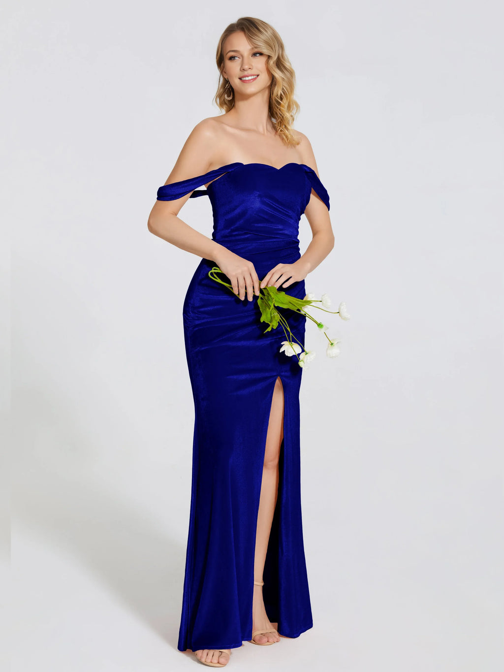 Sophisticated Graceful Stylish Refined Elegant Black Satin Trumpet Sleeveless Floor-Length Prom Dress