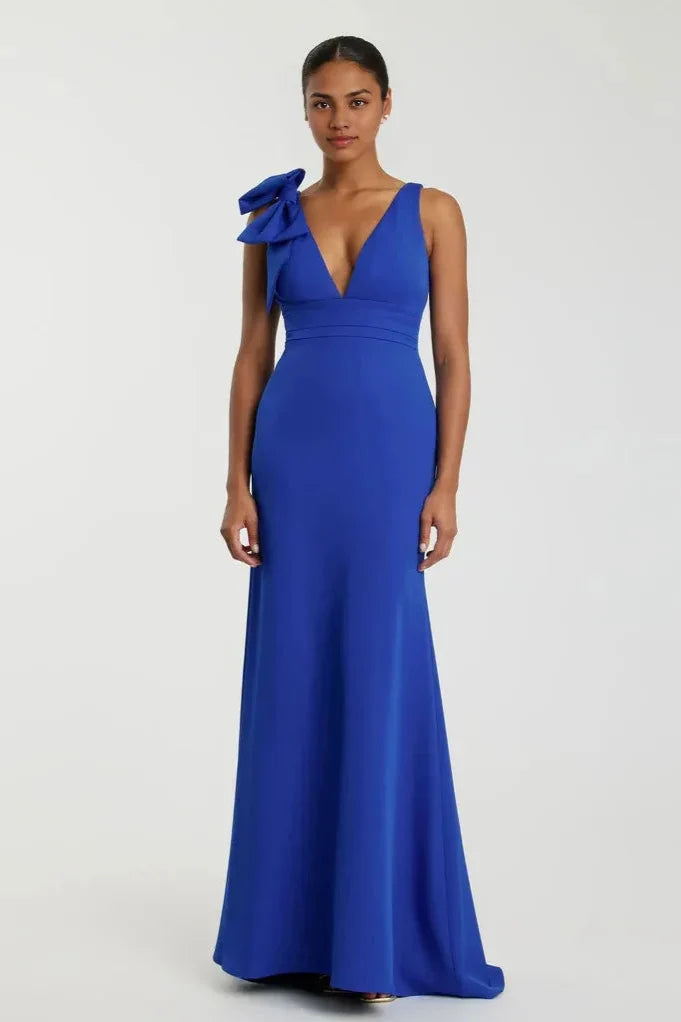 Sophisticated Graceful Stylish Refined Elegant Light Blue Mermaid Sleeveless Floor-Length Prom Dress