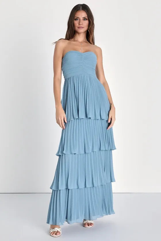 Special Occasion Sophisticated Graceful Elegant Light Pink A-Line Sweetheart Sleeveless Prom Dress