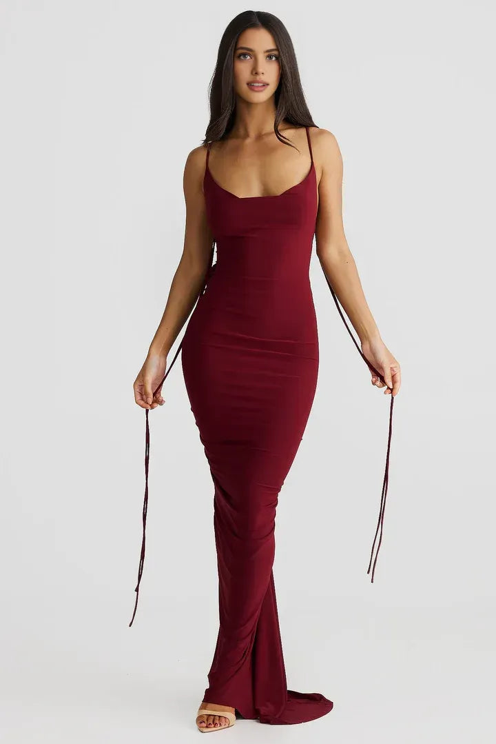 Beautiful Timeless Special Occasion Sophisticated Elegant Gold Bodycon Sleeveless Floor-Length Prom Dress