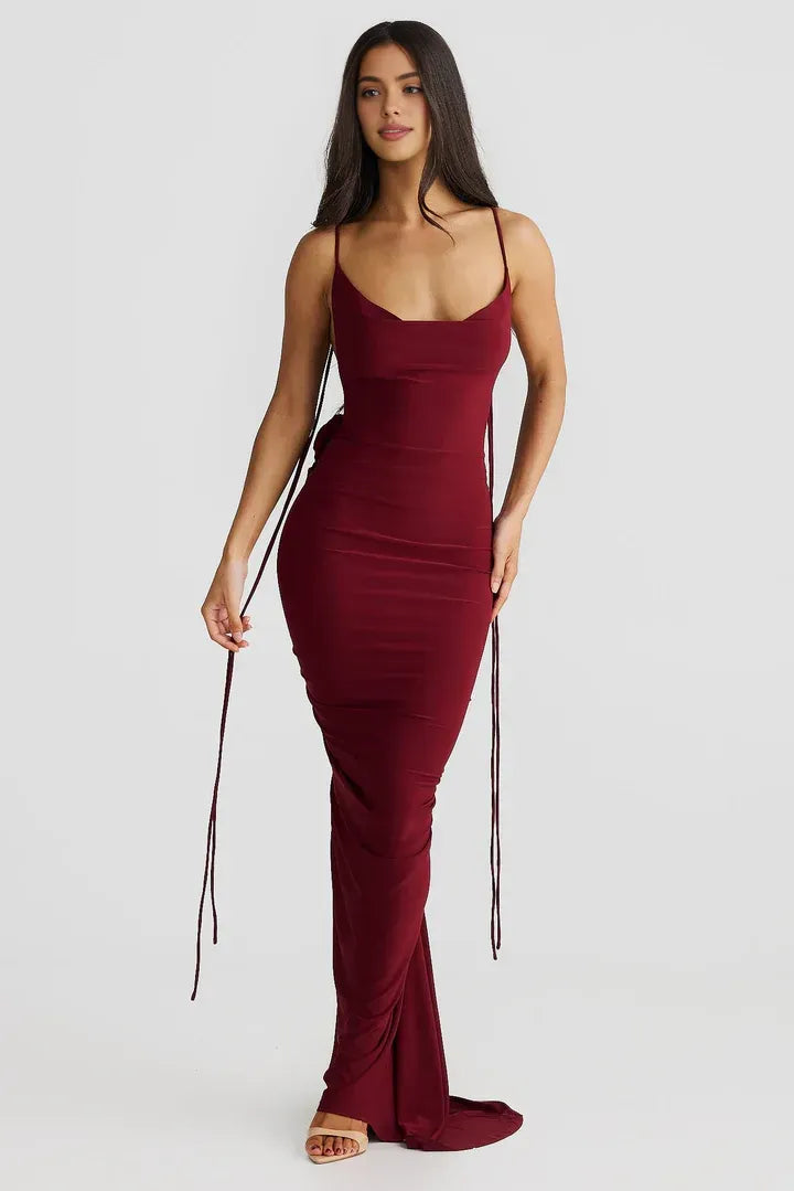 Beautiful Timeless Special Occasion Sophisticated Elegant Gold Bodycon Sleeveless Floor-Length Prom Dress