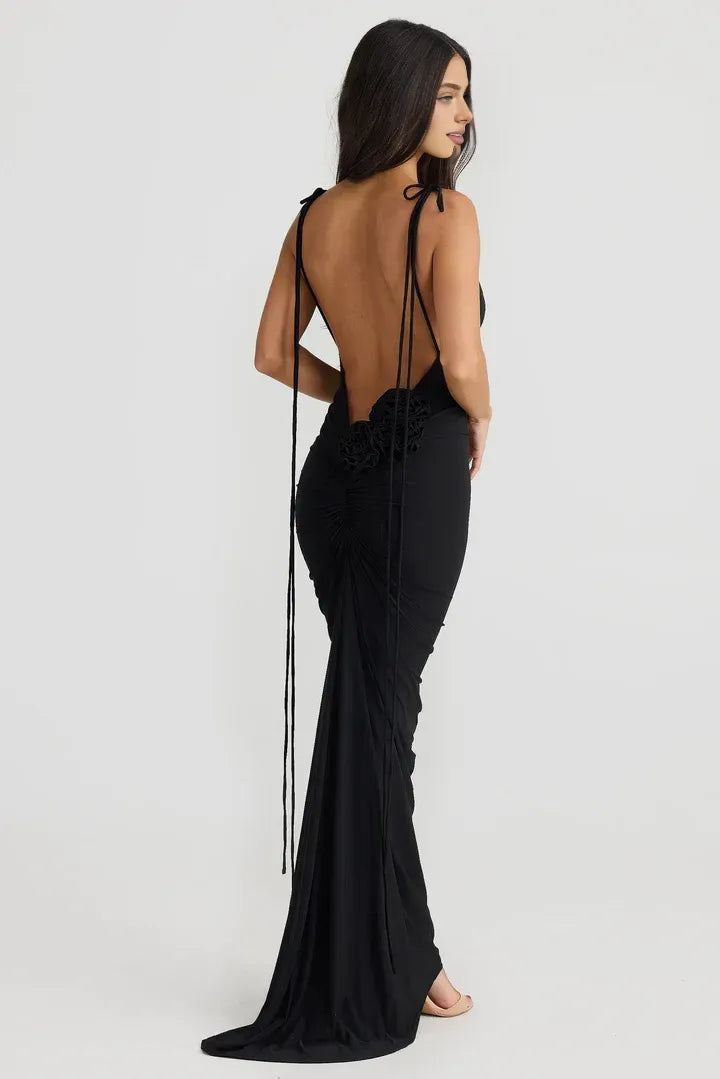 Beautiful Timeless Special Occasion Sophisticated Elegant Gold Bodycon Sleeveless Floor-Length Prom Dress