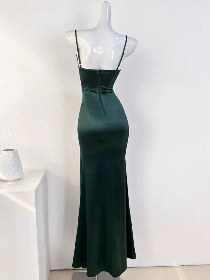 Sophisticated Graceful Stylish Refined Beautiful Timeless Elegant Mermaid Sleeveless Long Party Dress