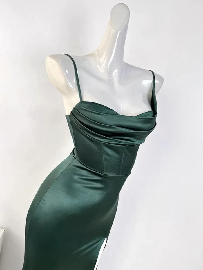 Sophisticated Graceful Stylish Refined Beautiful Timeless Elegant Mermaid Sleeveless Long Party Dress
