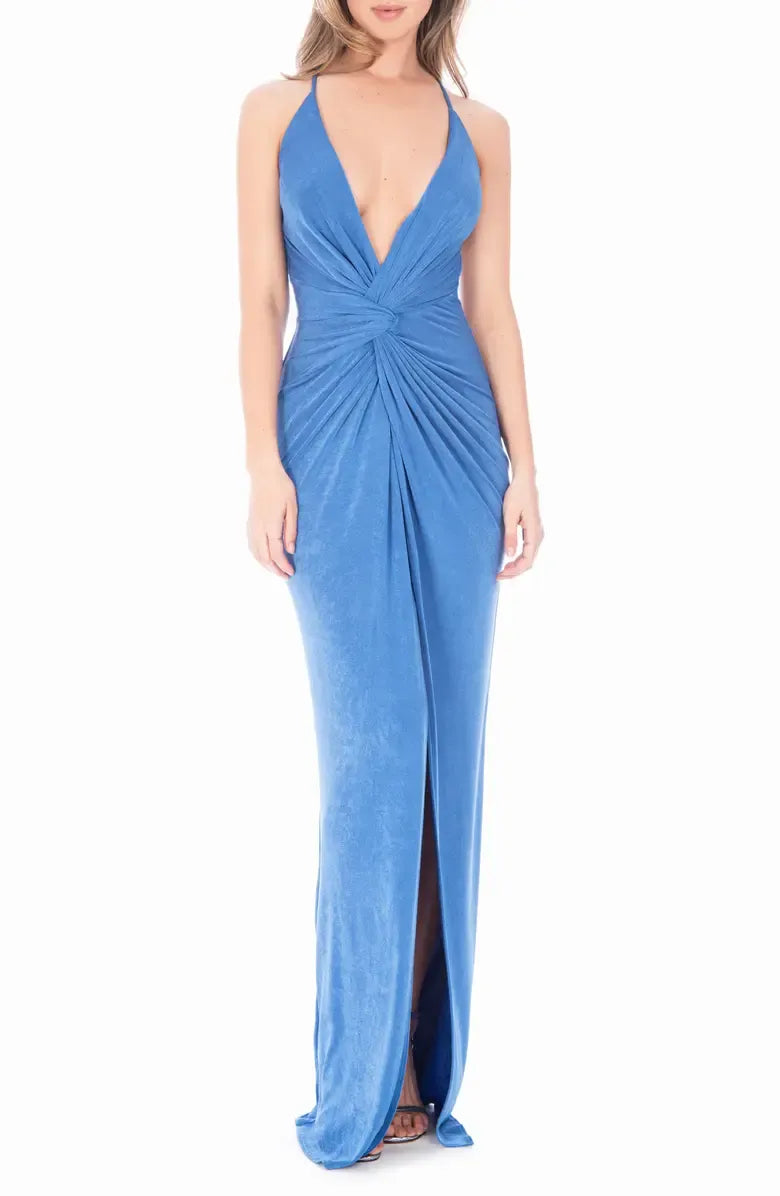Stylish Refined Beautiful Timeless Chic Elegant Red Sheath Sleeveless Floor-Length Prom Dress