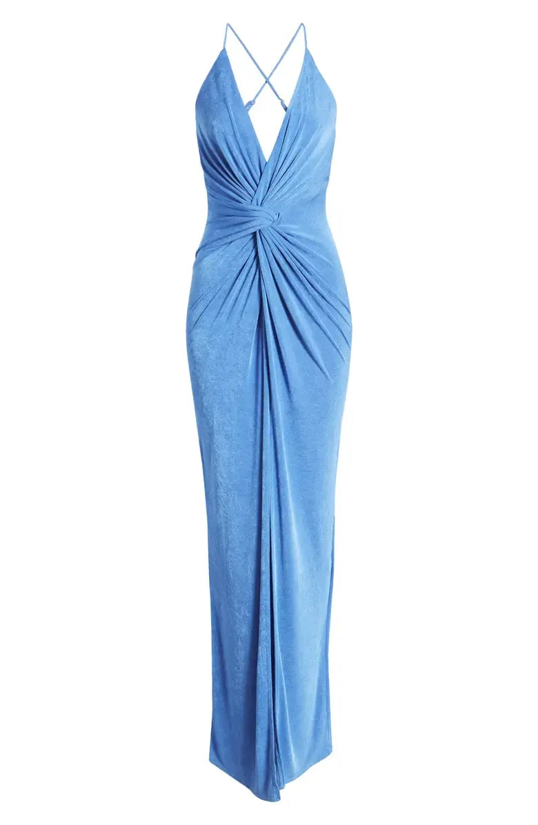 Stylish Refined Beautiful Timeless Chic Elegant Red Sheath Sleeveless Floor-Length Prom Dress
