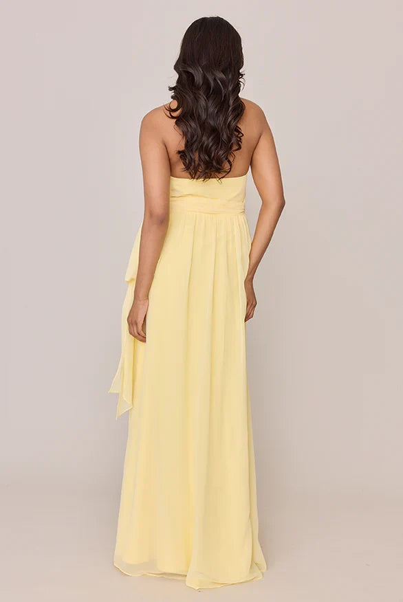 Special Occasion Sophisticated Graceful Elegant Red Chiffon A-Line Halter Sleeveless Floor-Length Prom Dress