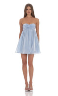 Timeless Special Occasion Sophisticated Graceful Elegant A-Line Strapless Sleeveless Mini Homecoming Dress