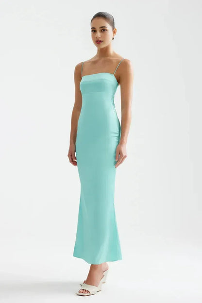 Graceful Stylish Refined Beautiful Timeless Special Occasion Elegant Sheath Sleeveless Evening Dress