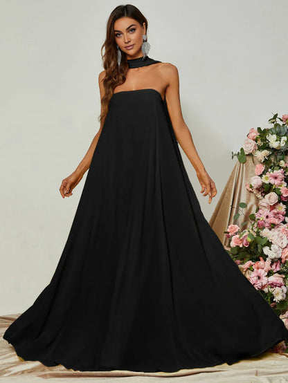 Special Occasion Sophisticated Graceful Stylish Refined Beautiful Elegant Strapless Sleeveless Prom Dress