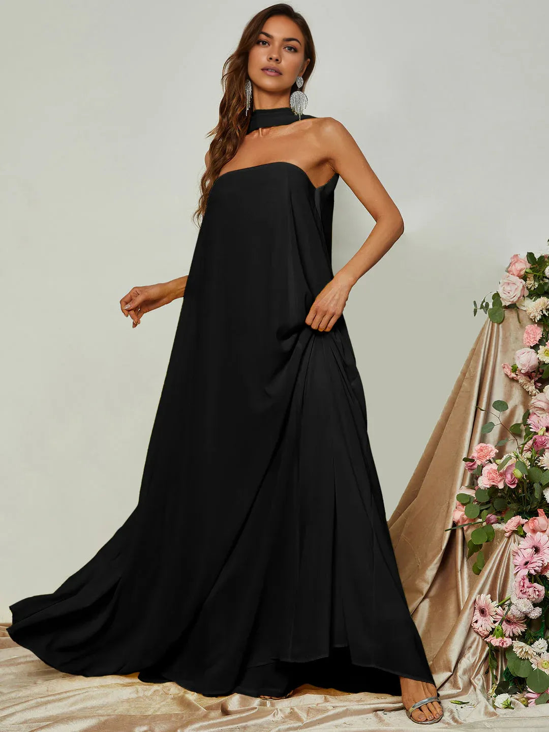 Special Occasion Sophisticated Graceful Stylish Refined Beautiful Elegant Strapless Sleeveless Prom Dress